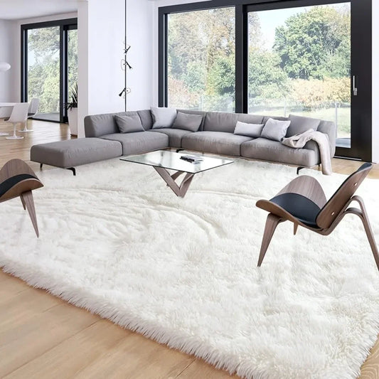 8*10, Area Rug  for Livingroom Bedroom Dorm Home Decorative, Non-Slip Plush Fluffy Furry Fur Rugs Comfy